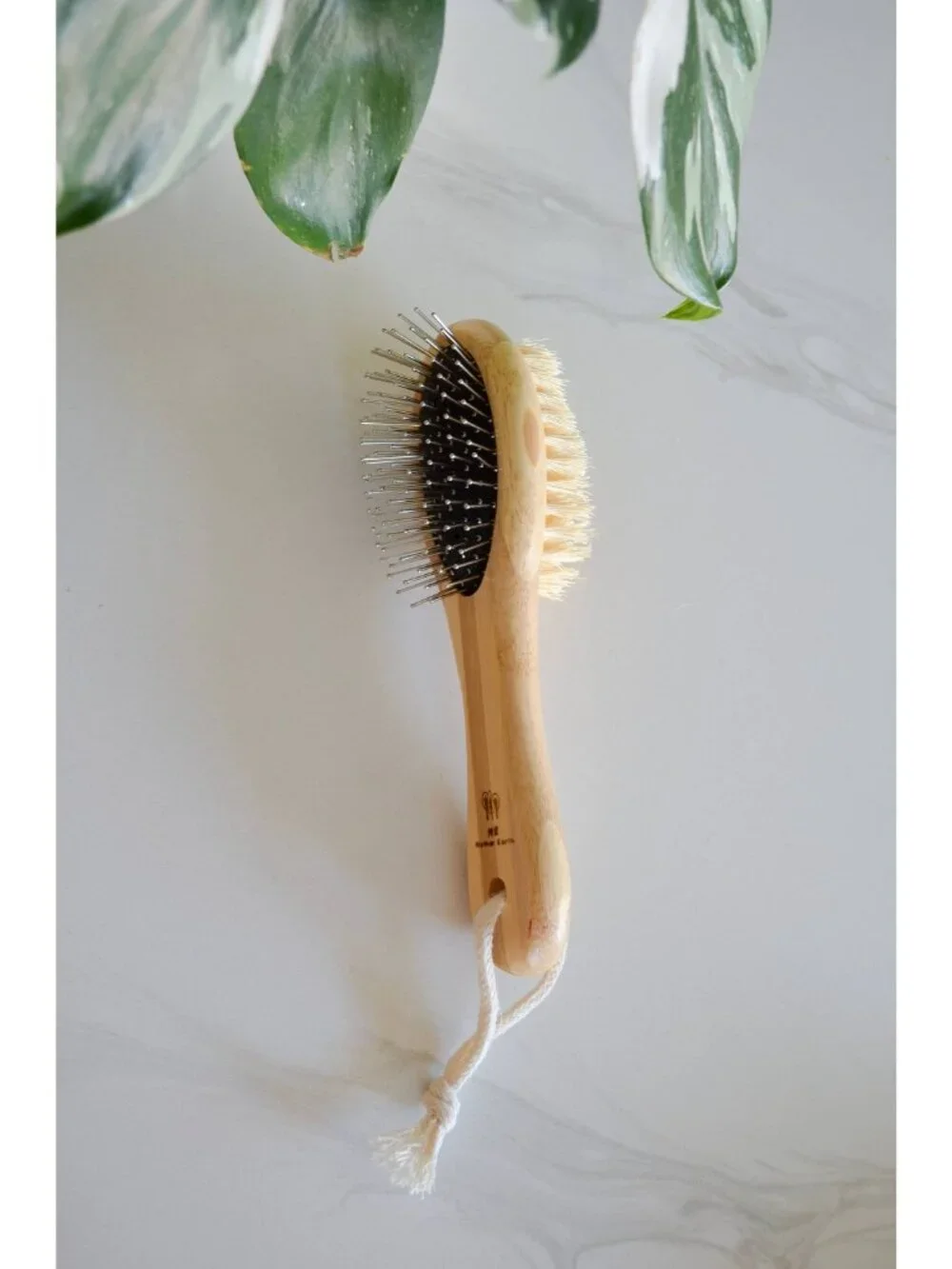 Eco Friendly Bamboo Pet Brush for All Natural Dog or Cat Grooming NEW